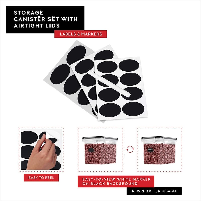 DWËLLZA KITCHEN 3.6L Airtight Food Storage Container Set of 4