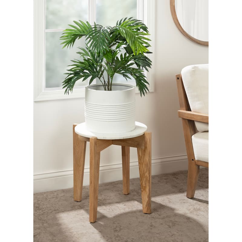 Kate and Laurel Icelyn Marble Side Table