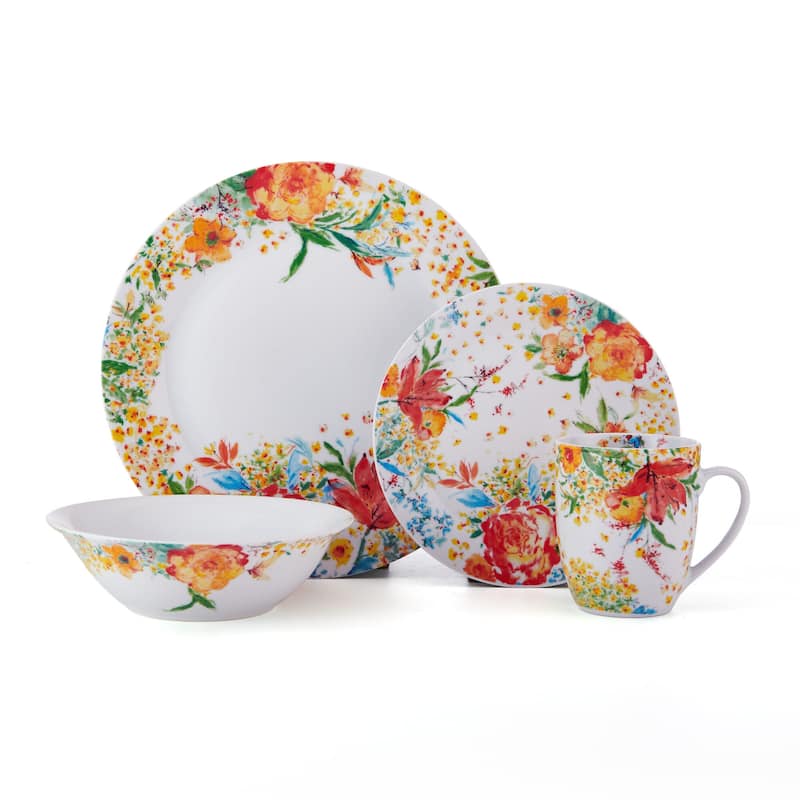 Fitz and Floyd 32-Piece Garden Delight Dinnerware Set, Service for 8 - 32-pc