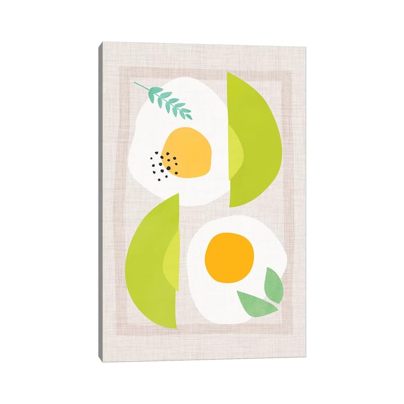 iCanvas "Avocado And Eggs" by Modern Tropical Canvas Print