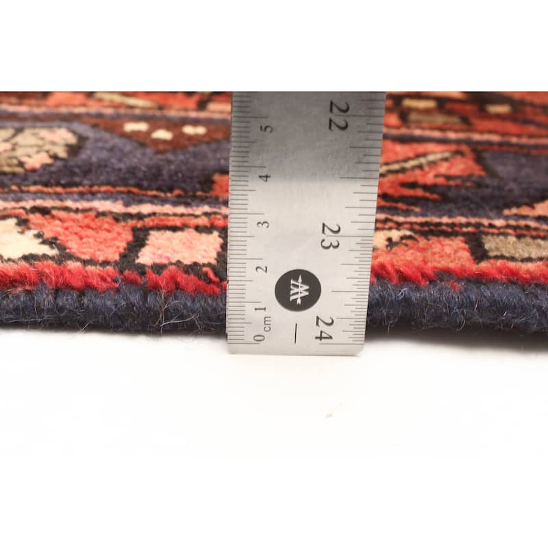 ECARPETGALLERY Hand-knotted Andelz Dark Brown Wool Rug - 4'0 x 7'0