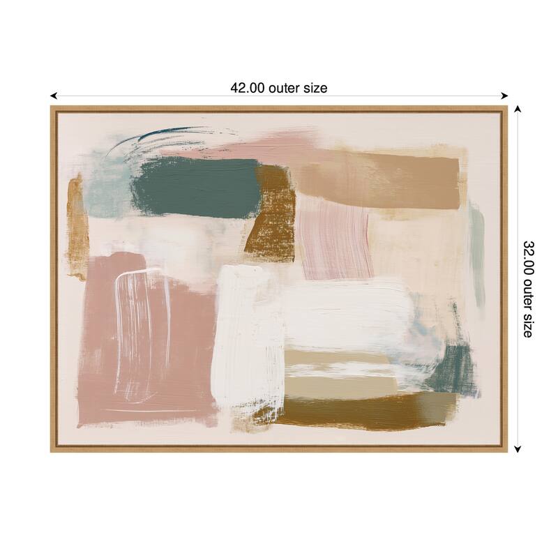 Kate and Laurel Harmony II by Amy Lighthall Framed Canvas Wall Art Print