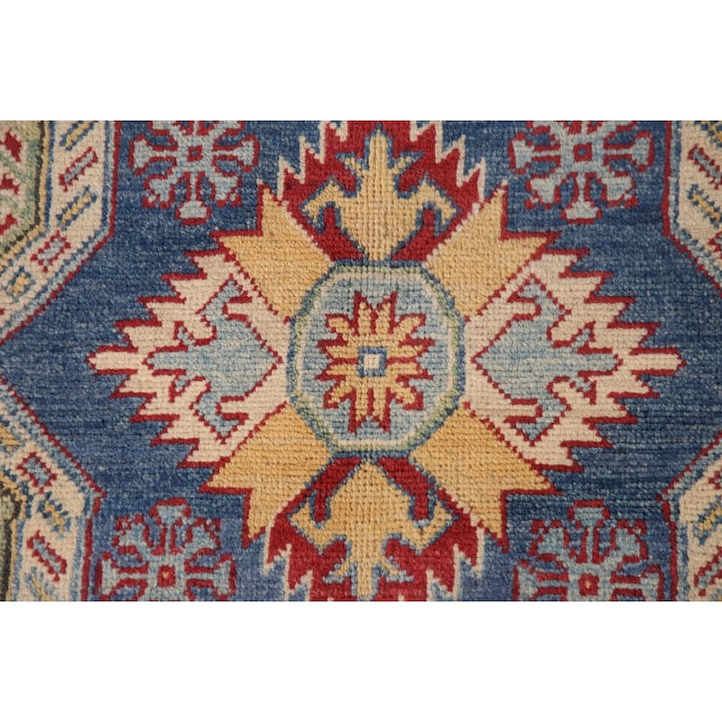 Red Kazak Area Rug Handmade Traditional Oriental Wool Carpet - 10'0"x 12'10"