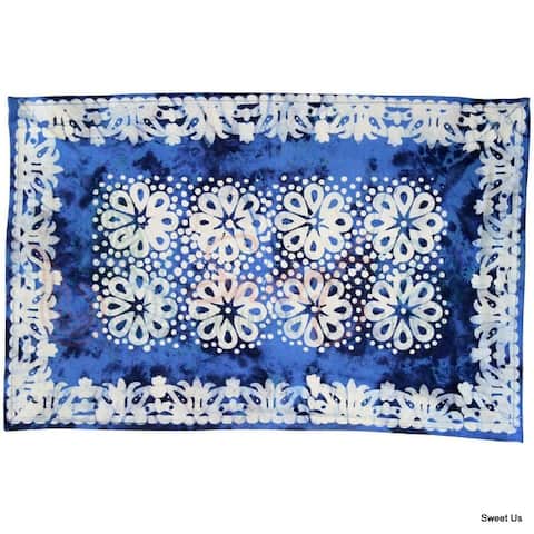 Cotton Batik Daisy Floral Tablecloth Collection
