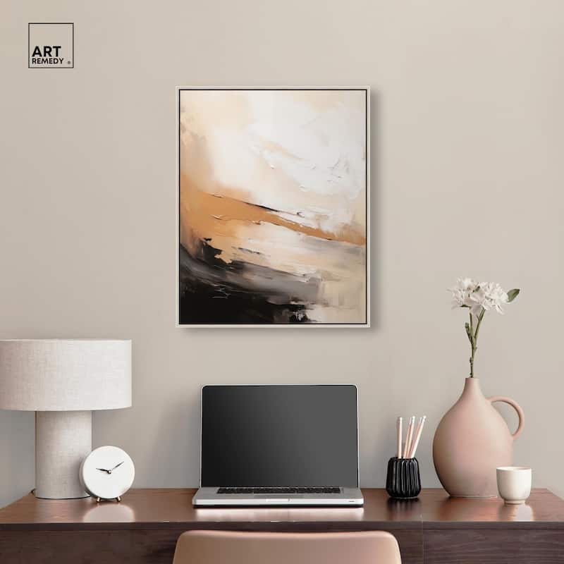 Baked Clay III Canvas by Art Remedy