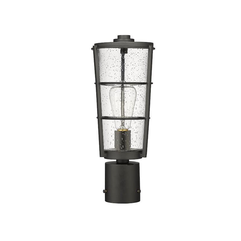 Z-Lite Helix 15" Tall Outdoor Single Head Post Light