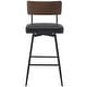 preview thumbnail 21 of 136, 26"/29" Faux Leather Swivel Counter/Bar Stools Set of 2/3