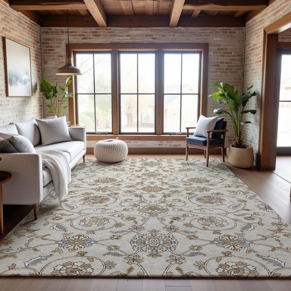 Premium Washable Super Soft Traditional Persian Mayfield Rug - On