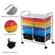 preview thumbnail 17 of 17, 12-Drawers Rolling Storage Cart with Organizer Top - See Details