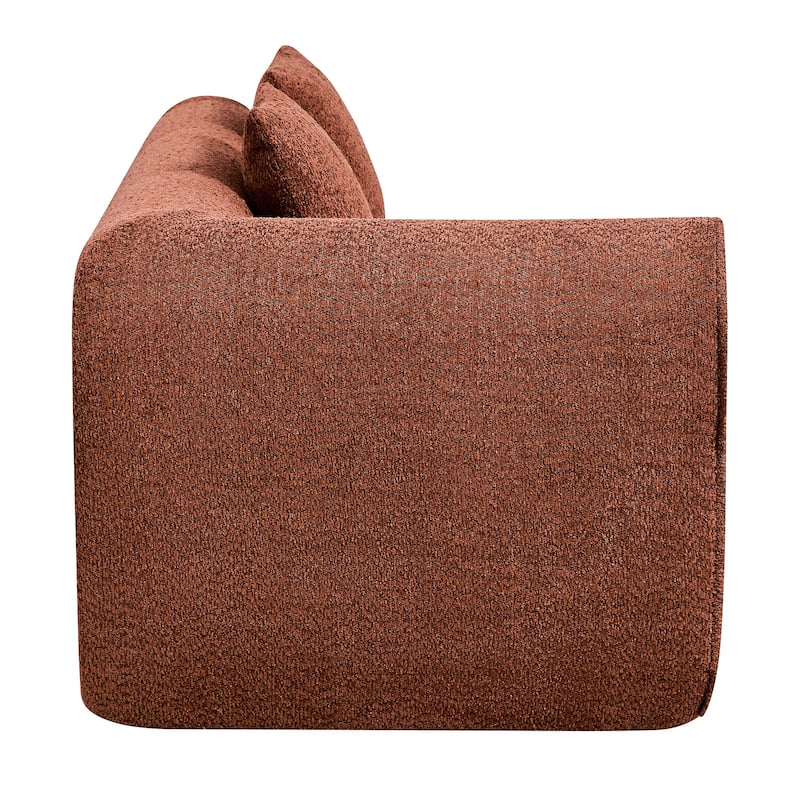 Christopher Knight Home - Curved Modular 110" Upholstered Sectional Sofa