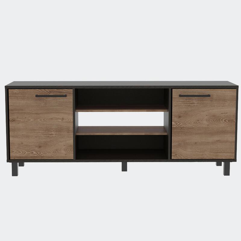 3-Shelf 2-Door TV Stand
