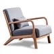 preview thumbnail 123 of 142, Aston Modern Solid wood Accent Chair for Living Room