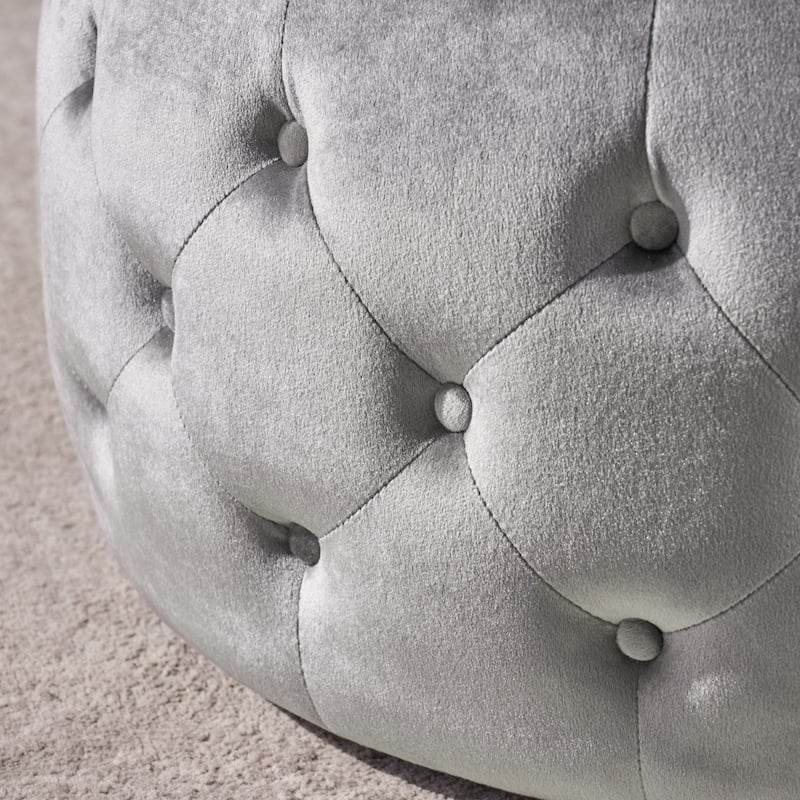 Tufted Upholstery Ottoman Bench