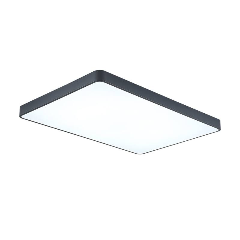 Dimmable LED Wide Rectangular Flush Mount Light 33.9 in