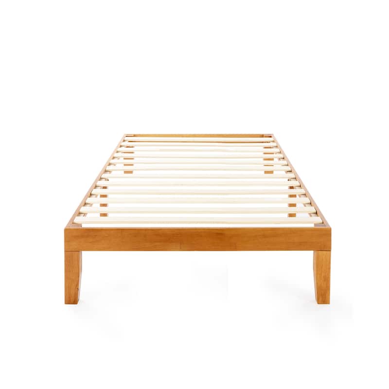 12" Classic Solid Wood Platform Bed Frame