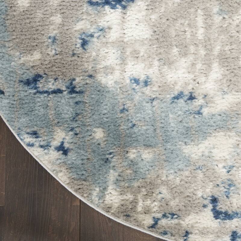 Loyaj Power Loomed Abstract Modern Durable Area Rug By HomeRoots