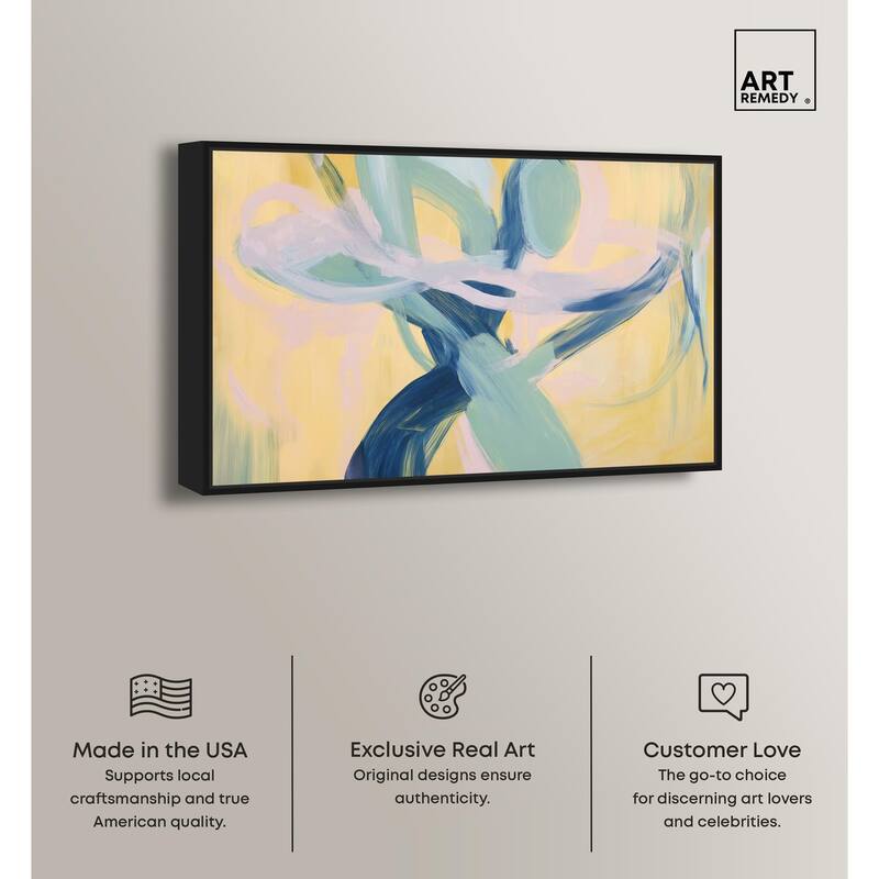 Entangled Embrace II Canvas by Art Remedy