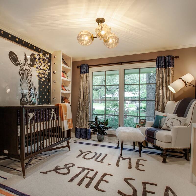 3-Light Contemporary Semi Flush Mount with Ripple Glass