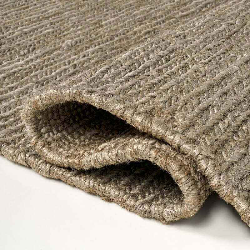 JONATHAN Y Griffin Rustic Farmhouse Woven Jute Solid Area Rug