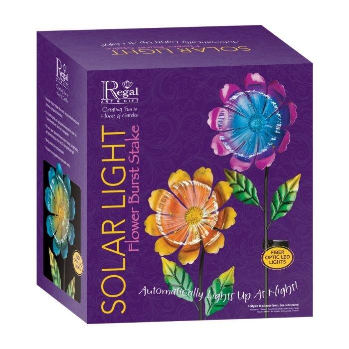 Flower Burst Solar Stake - Yellow