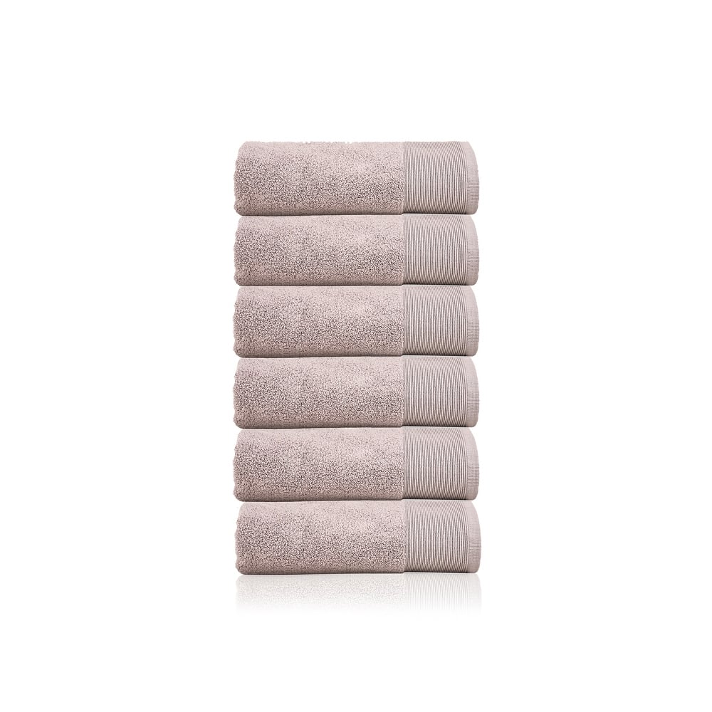 Fabstyles Camelot Face Towel Zero Twist 600 GSM Cotton Set of 6 - 13"x13"