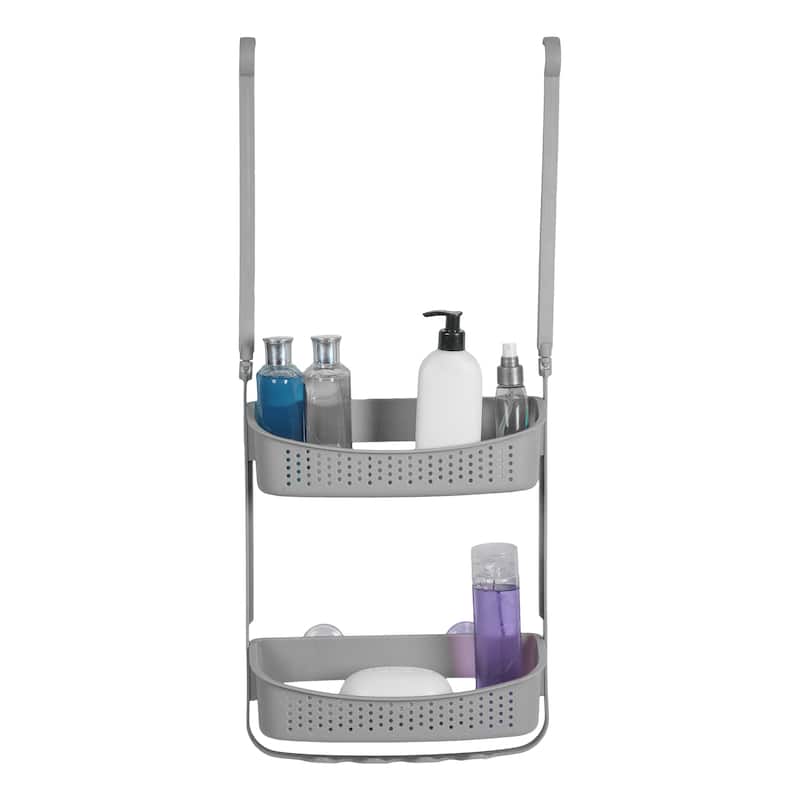 Bath Bliss 2 Way Convertible Shower Caddy in Grey