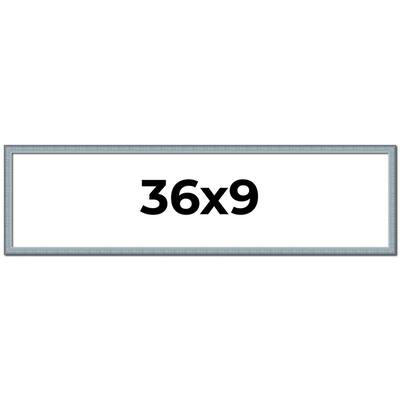 36x9 Frame Rustic Sky Blue Solid Wood Picture Frame | 0.75 Inch