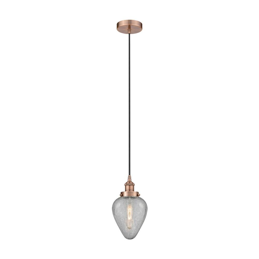 Innovations Lighting Geneseo - 1 Light 6" Cord Hung Mini Pendant
