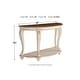 preview thumbnail 5 of 3, Realyn Sofa Table - White/Brown