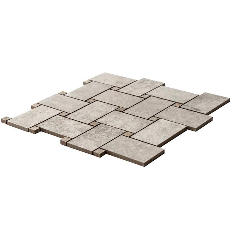 The Wilds 2x4 Matte Stone Look Porcelain Mosaic Tile - Floor, Wall, Backsplash