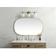 preview thumbnail 11 of 9, Elegant Lighting MR2B3048 Brynn 30" W x 48" H Oval Framed Bathroom