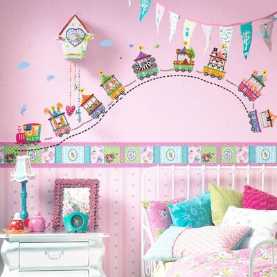 Walplus Kids Circus Numbers Children Wall Sticker Nursery Decor Decal