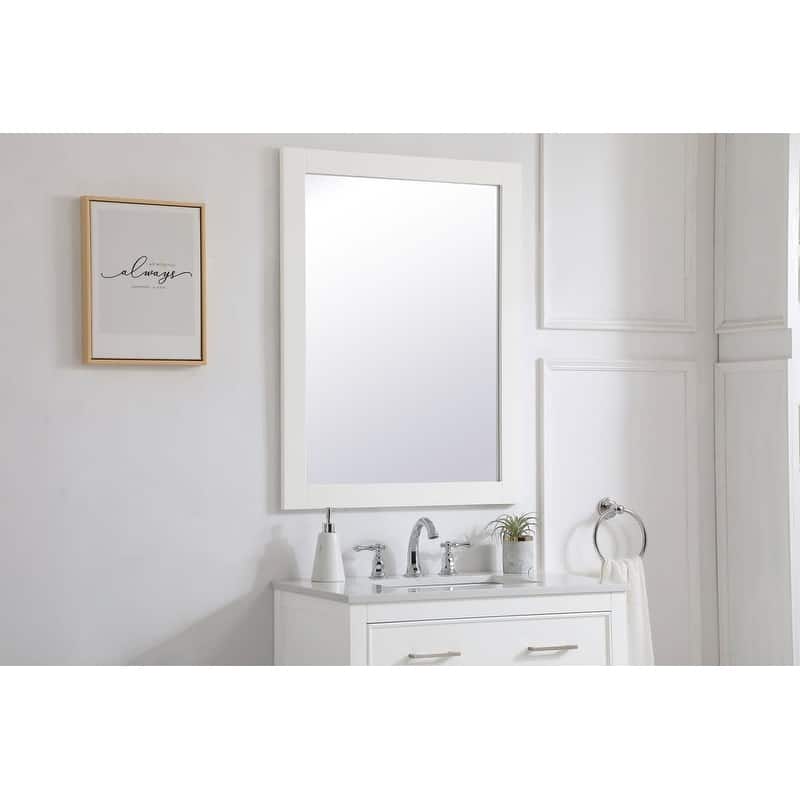 Elegant Lighting VM22736 Aqua 27" W x 36" H Traditional Rectangular