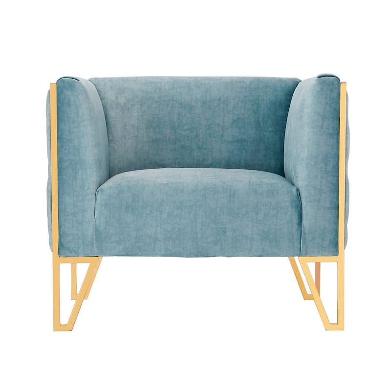 Manhattan Comfort Vector Velvet Accent Chair