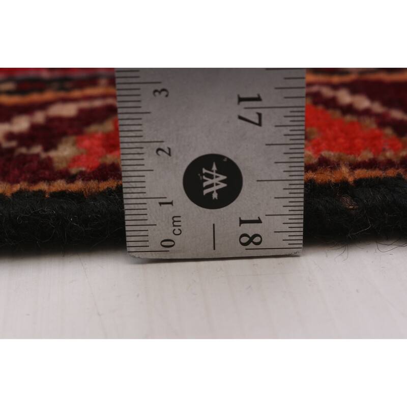 ECARPETGALLERY Hand-knotted Konya Anatolian Black, Red Wool Rug - 4'3 x 12'8