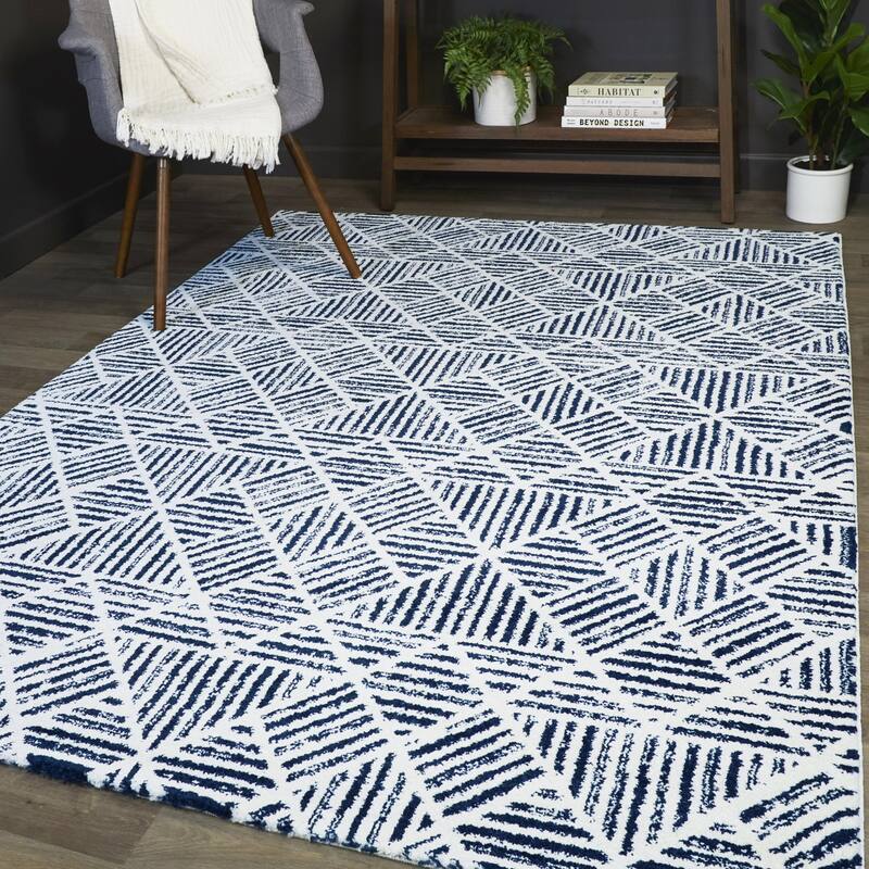 Frederic Contemporary Geometric Area Rug