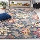 preview thumbnail 6 of 62, SAFAVIEH Handmade Blossom Ragnhild French Country Floral Wool Rug 3' x 5' - Grey/Violet