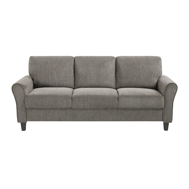 Diboll 80.5" Chenille Living Room Sofa - Wood Finish Exposed Feet