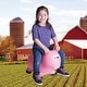 preview thumbnail 2 of 3, Toddler Boys and Girls Farm Hopper Bounce Toy, Pink Pig