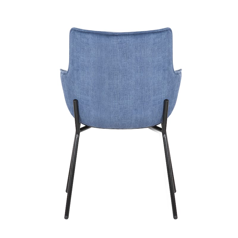 Porthos Home Remy Dining Chairs with Arms, Fabric and Iron Legs