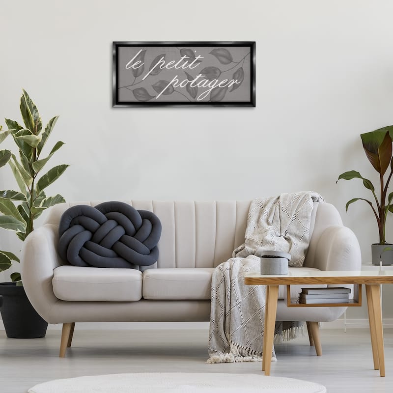 Stupell Little Vegetable Garden Framed Floater Canvas Wall Art Design By Lil' Rue