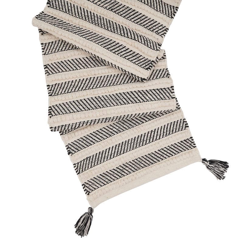 Table Runner With Stripe Design - 16"x72"
