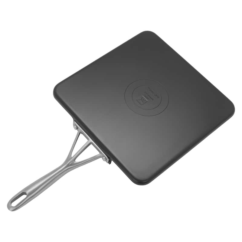 ZWILLING Motion Hard Anodized 11 x 11-inch Aluminum Nonstick Square Griddle - 11" x 11"