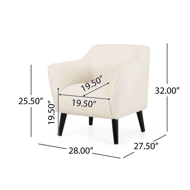 Alphonse Fabric Arm Chair by Christopher Knight Home