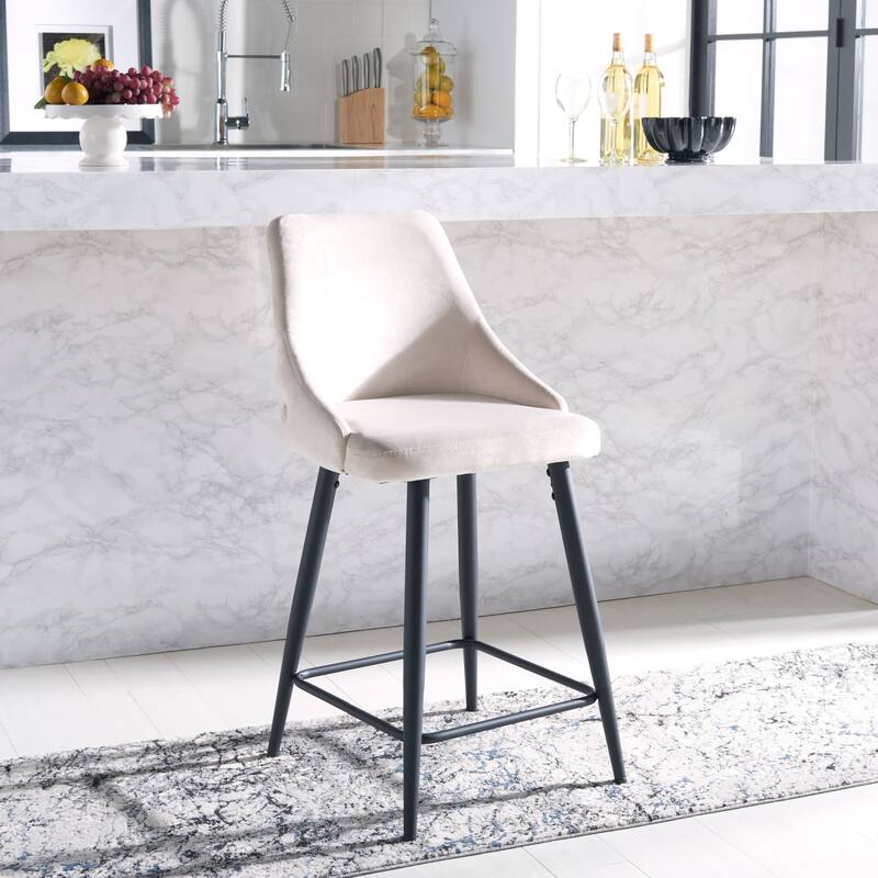 SAFAVIEH Nathalie 24-inch Counter Stool - 22.4" x 18.2" x 36.6" - 22Wx18Dx31H