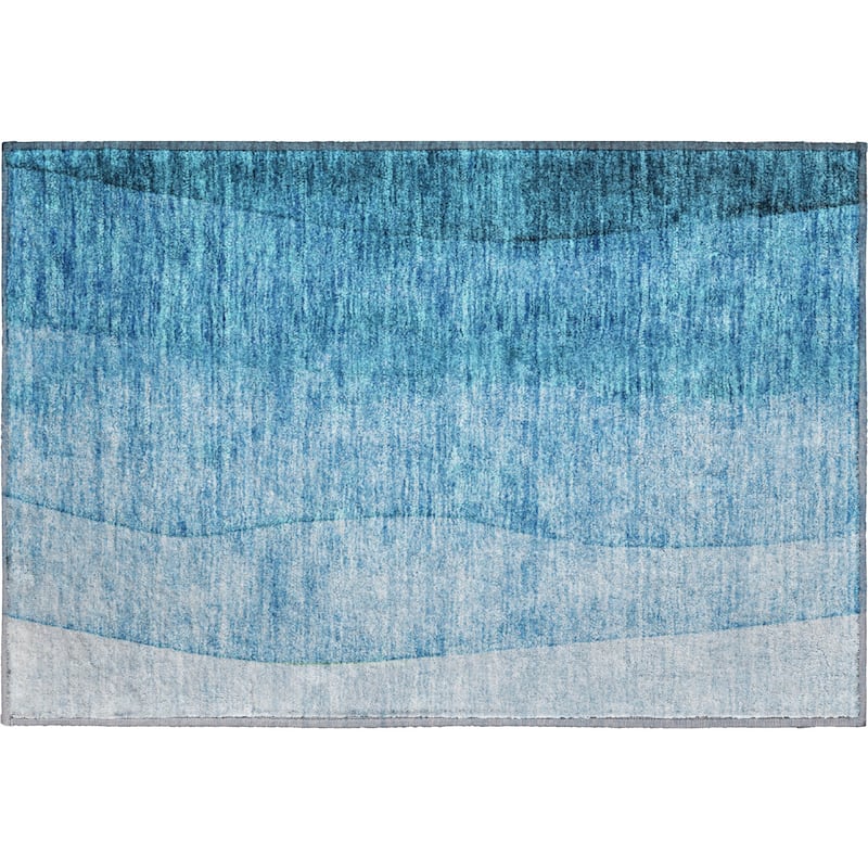 Premium Washable Super Soft Ombre Stripes Mayfield Rug