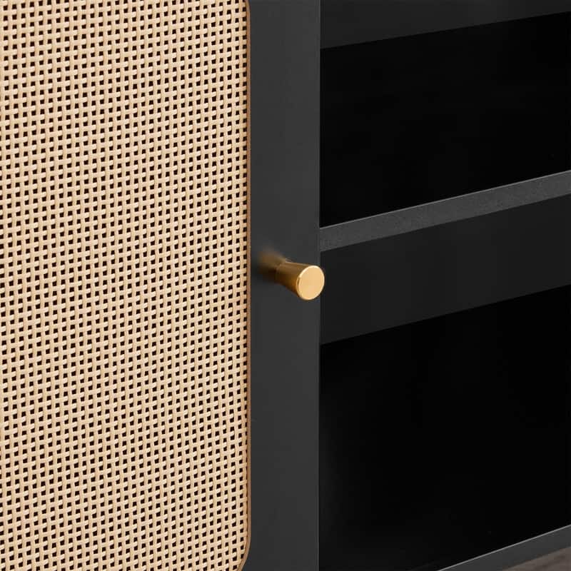 Spruce & Spring 62" Bohemian TV Stand Modern Media Console Entertainment Center