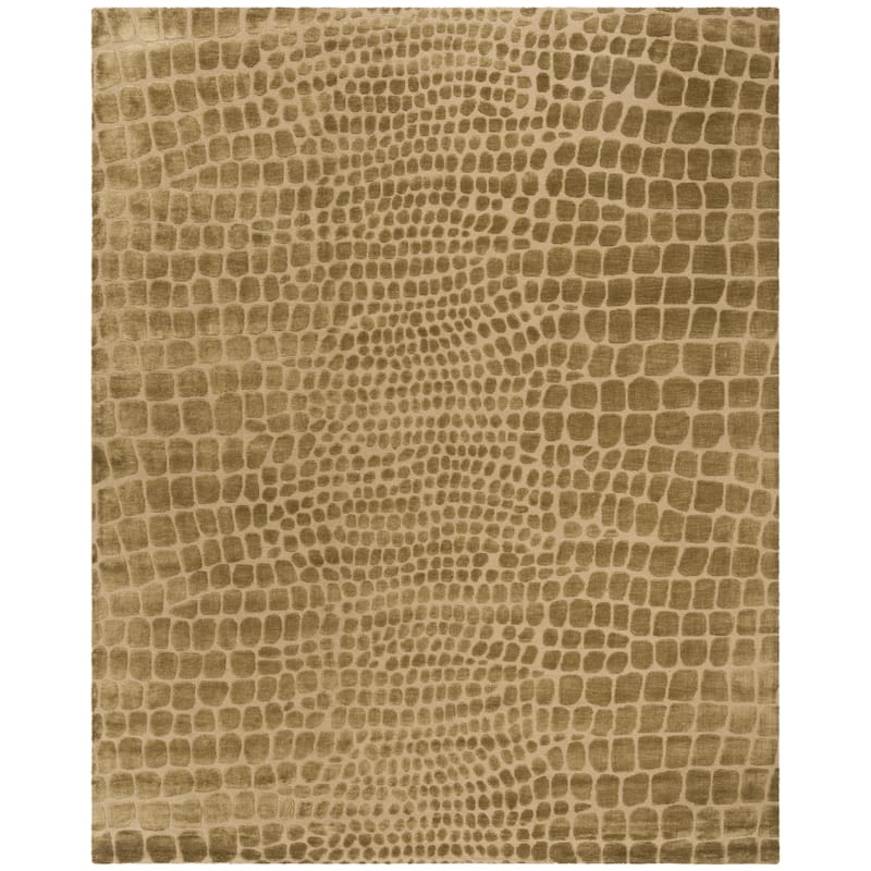 Martha Stewart by SAFAVIEH Amazonia Silk Blend Rug - 7'9" x 9'9" - River/Bank