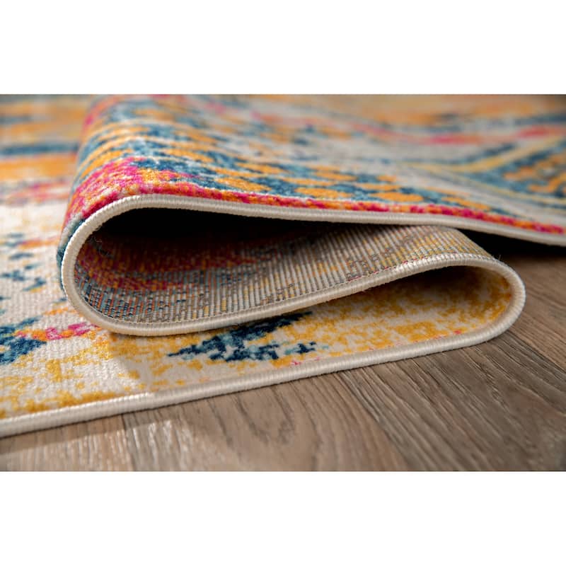 World Rug Gallery Bohemian Geometric Modern Area Rug