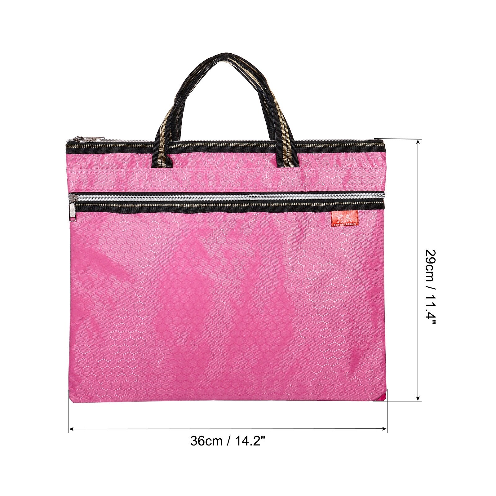 Waterproof Zipper File Bag Gray Documents Tools Storage Zip Pouch